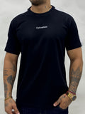 Camiseta cuello redondo en tela piqué