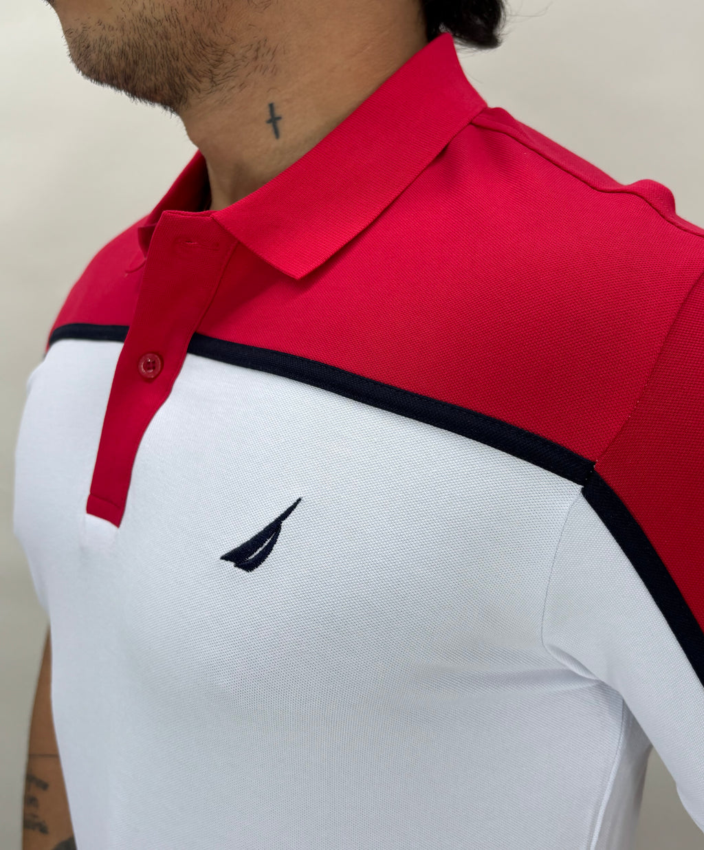 Tipo polo tela piqué